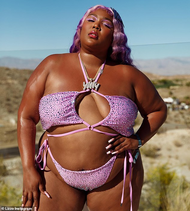 Early birthday gift: Lizzo flaunted her gifts in an itty, bitty Yitty ʙικιɴι, which was given to her as an early birthday gift