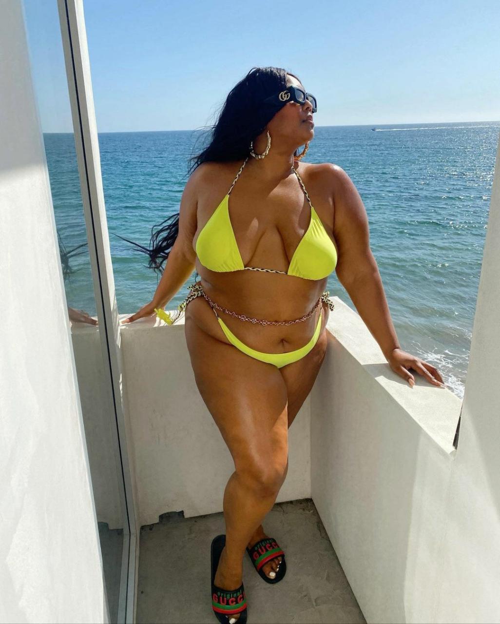 Lizzo shows off her curves in skimpy ʙικιɴι (pH๏τos) – Press Informant,  Nigeria News Paper