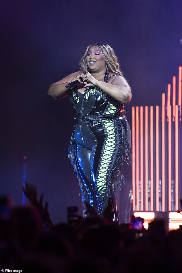 Lizzo (pictured) has kicked off the Australian leg of her The Special Tour with a bang