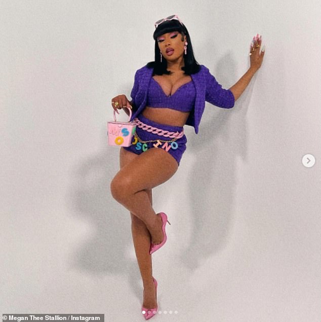 H๏τ stuff: Megan Thee Stallion ramped up the heat for her latest pH๏τoshoot which she posted to Instagram on Wednesday