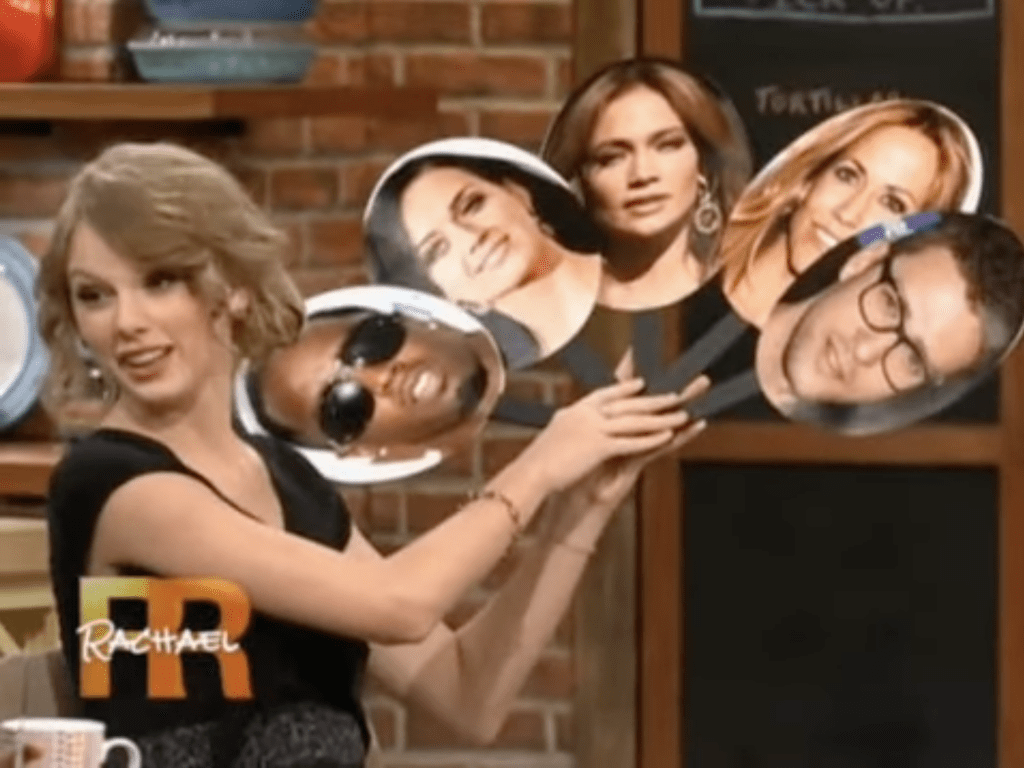 Taylor Swift on the "Rachael Ray" show in 2011.