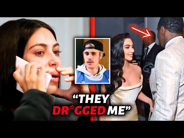 Kim Kardashian BREAKS DOWN After Justin Bieber Leaks Her Footage From Partying With Diddy - YouTube